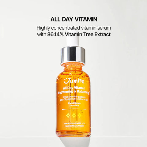 All Day Vitamin Brightening & Balancing Facial Serum -kasvoseerumi, joka kirkastaa ja tasapainottaa kasvoja koko päivän ajan